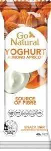 Go Natural Yoghurt Almond and Apricot Bars 16x40g