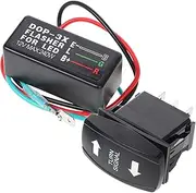 Turn Signal Rocker Switch with Fluorescent LED Signal Switch for ATV Rv Golf Carts Off Road Vehicles Motorcycles Enhanced Visibility Easy Operation