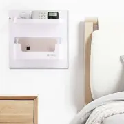 Wall-Mounted Bedside Shelf Organizer for Glasses, Remotes, and Accessories