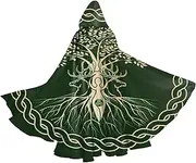 YETTA YANG Halloween Hooded Robe Cloak for Adult Men Women Christmas Hoodies Cape Cosplay Cosplay Costumes