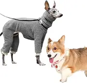 Full Body Dog Coat - Pet Winter Vest,Cozy Soft Windproof Full Body Shedding Thickening Winter Dog Clothes for German Shorthaired Pointer, Terrier Dyeulget