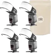 X4 Flexible Diffuser Universal Flash External Compatible All Markings Photo