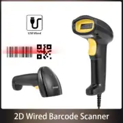Handheld Wired 1D Scanner Wireless Barcode Scanne Bluetooth 1D 2D QR Code Reader