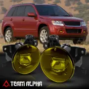 Fits 2006-2014 Suzuki Grand Vitara/SX4 [Yellow] Projector Bumper Fog Light Lamp (for: Suzuki)
