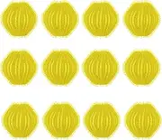 Chereda Pet Hair Remover for Laundry, 12 PCS Non-Toxic Lint Washing Balls Reusable Dryer Ball Laundry Fur Bedding Clothes Black,Blue,Gray,Purple,Rose
