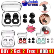 Sleep Noise Reduction Earplug Soft Silicone Protect Travel Reusable Ear Plugs QG