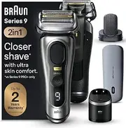 Braun Series 9 PRO+ Electric Shaver, Shaving Kit with 5 Pro Shave Elements and ProComfort Head, SmartCare Center
