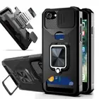 Military Grade Kick-Stand Armour Case for iPhone 13 12 11 Pro Max XS Max Samsung