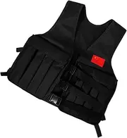 BESPORTBLE Fitness Vest Replaceable Metal Bar Men's Gym Vest for Running Weighted Vest for Strength Train