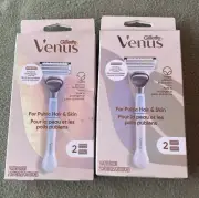Gillette Venus Intimate Grooming Razors for Women, (2 Bikini Trimmer, 4 Refills)