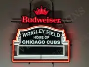 Chicago Cubs Wrigley Field Beer 24" Vivid LED Neon Sign Light Lamp With Dimmer