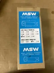 MSW 17 Stem Length 100mm Clamp 31.8mm +/-17 Deg 1 1/8 in Silver Aluminum MTB #u3