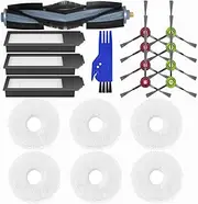 Deebot X1 Replacement Parts Set for ECOVACS DEEBOT X1 Omni / X1 Turbo/X1 Plus Robtic Vacum Cleaner Ecovacs Deebot Replacement Parts Deebot x1 Omni Moping (Roller+Brush+Filter+Bag+Mop)