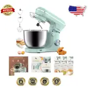 Compact 6.5 QT Kitchen Mixer with Tilt Head and 10 Speed Settings - Agave Green