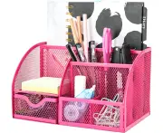 Desktop Manager/Stationery Manager/Penholder/Desktop Manager/Multifunction Manager 348 (Pink)