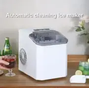 POLYCOOL 2L Ice Cube Maker Machine Portable Countertop Home Benchtop white