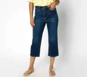 NYDJ High Rise Joni Capri in Cool Embrace - Olympus-Petite 10-NEW-A645168