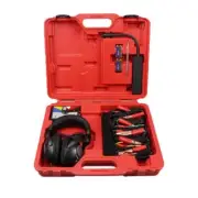 Red 6-Channel Automotive Electronic Stethoscope Auto Engine Diagnostic Tools