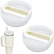 40 OZ Tumbler Lids Fit for Stanley Cup, Skinny Tumbler Lid Replacement, Spill...