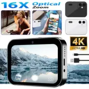 64MP 4K Digital Camera Night Triple Lens 3 Inch HD Touch Screen OLED Display New