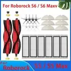 For Roborock S6 Robot Vacuum Cleaner Main Side Brush Hepa Filter Mop Parts New