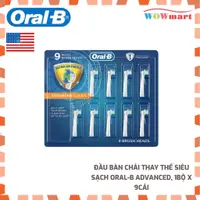 在飛比找蝦皮購物優惠-Oral-b Advanced 超清潔替換刷頭,1 套 x 