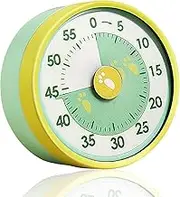 Visual Timer for Kids,60 Minute Countdown with Mechanical Timer,for Kitchen Fitness Studying Working