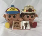 Famous Amos Wally Amos Ceramic Cookie Jar Handpainted New in Box