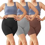 [JQ JQAMAZING] Women Slip Shorts for Under Dresses Seamless Anti Chafing Shorts Boy Shorts Underwear Boxer Briefs