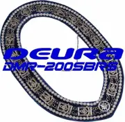 Masonic Collar DELUXE RHINESTONE PAST MASTER BLUE Backing DMR-200SBRS