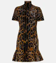 [Alaia] Alaïa Jacquard minidress AU 8 multicoloured