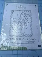 THE STITCH CONNECTION Angels Four All Seasons MISS AUGUST Pattern, Fabric ++