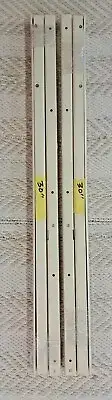 1 SET OF BLUM 430 CREAM EPOXY COATED 30" FULL EXTENSION DRAWER SLIDES