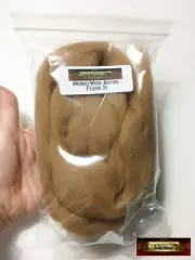 HR051-030-FS MOREZMORE TAN BROWN 30g 1oz Merino Needle Felting Wool Roving