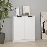 Dining Storage Sideboard White 60x30x70 cm Engineered Wood