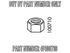 8 IKEA Nuts 100710 Fits IKEA Bed Frame and Other IKEA Furniture