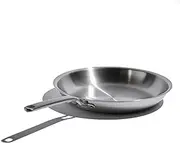 Heritage Steel x Eater 12 Inch Frying Pan | Made in USA | 5-Ply Fully Clad Stainless Steel Pan | Stay Cool Handle Design | Induction Pan | Non-Toxic Pan | Egg Pan for Cooking | Cook Like an Eater