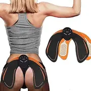 SHENGMI ABS Stimulator Buttocks/Hips Trainer Muscle Toner 6 Modes Smart Fitness Training Gear Home Office Ab Workout Equipment Machine