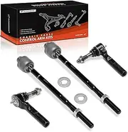 A-Premium Set of 4, Front Inner Outer Tie Rod End Kit, Compatible with Chevrolet Express 1500 2003-2014, Express 2500 2003-2005 & GMC Savana 1500 2003-2014, Savana 2500 2003-2005