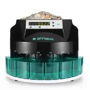 OFFNOVA Electric Automatic Coin Sorter & Change Counter Machine, Coins up to ...