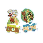 20pc Djeco I Count Puzzle Kids/Children Educational/Learning Play Game 3y+