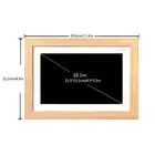 Log Color US Plug 10.1in High Clear Smart WiFi Digital Photo Frame With APP