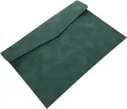 HAPINARY Faux Leather Document Bag Reusable File Organizer Compact A4 Folder Men's Billfold Office Organizer