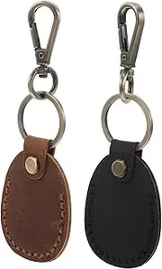 [Gogogmee] Elegant Vintage Pu Access Card Sleeve Key Holder Smart Tag Storage for Office Home Use