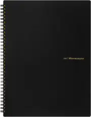 N109JP Nemosine 20Th Anniversary Ring Notebook, Dot Ruled Ruled, A4, Black