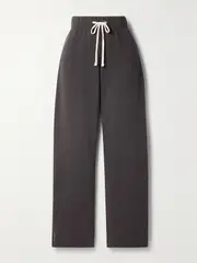 [Les Tien] Les Tien - Eazy Cotton-jersey Track Pants - Black - medium medium Black