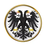 Imperial Two Headed Eagle Lapel Pin Badge