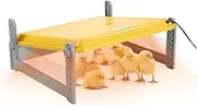 Pet Scene Brooder Heater for Chicks Heating Plate Chook Heater Coop Adjustable Poultry Duck Quail Brooding Warmer for 40–50 Chicks