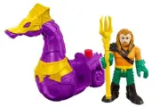Imaginext AQUAMAN & SEAHORSE Fisher Price DC Super Friends Action Figure NEW