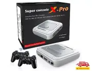 Super Console Pro Retro Home Console Android TV HDMI 2 x wireless controllers
